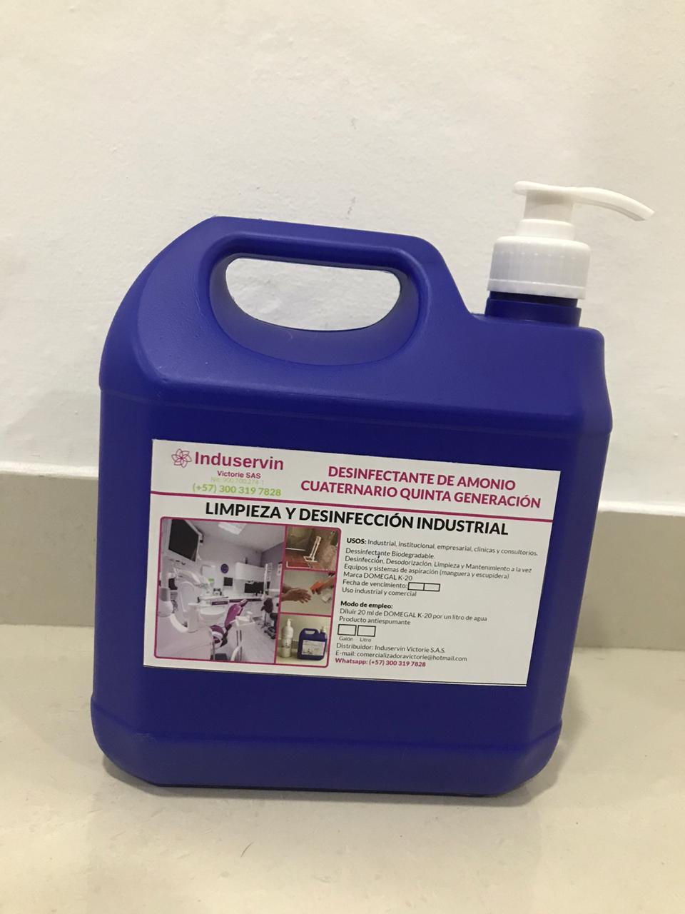 Eliminador de Olores 1 Galon - Induservin - Productos de limpieza y  desinfección